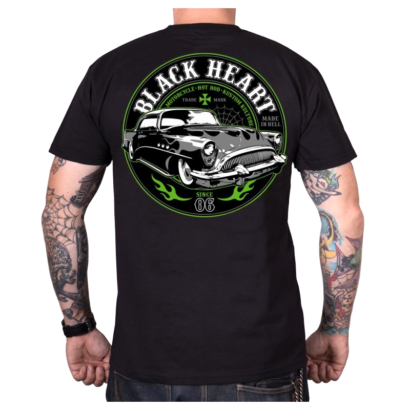 Vyriški marškinėliai Black Heart Monster black