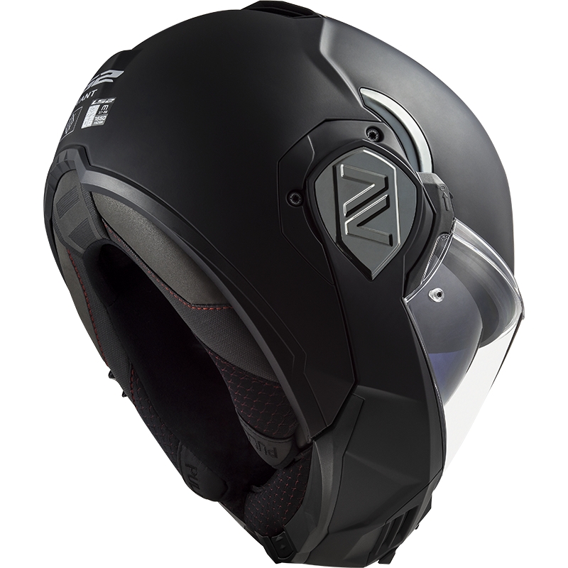 Apverčiamas motociklininko šalmas LS2 FF906 Advant Solid black matt