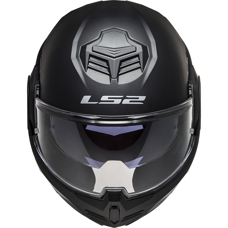Apverčiamas motociklininko šalmas LS2 FF906 Advant Solid black matt