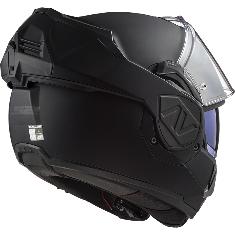 Apverčiamas motociklininko šalmas LS2 FF906 Advant Noir-06 juodas