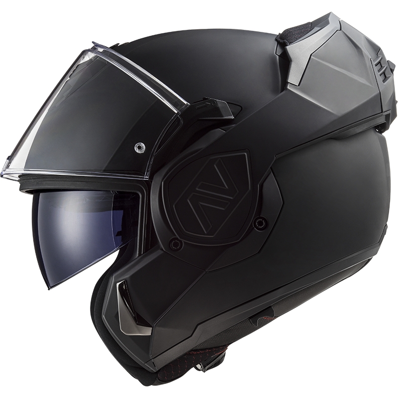 Apverčiamas motociklininko šalmas LS2 FF906 Advant Noir-06 juodas