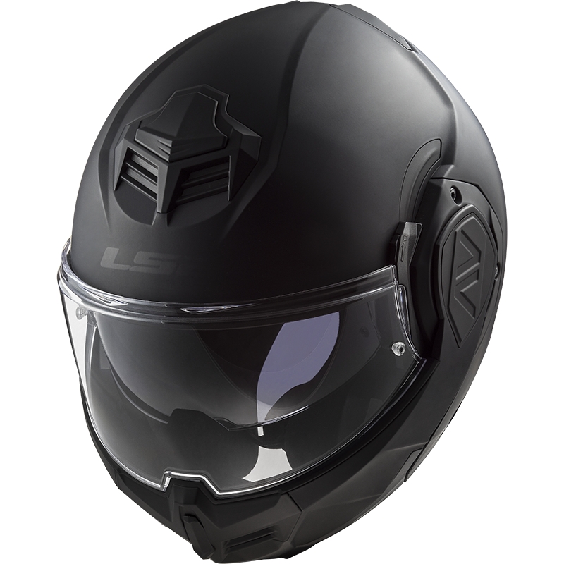 Apverčiamas motociklininko šalmas LS2 FF906 Advant Noir-06 juodas