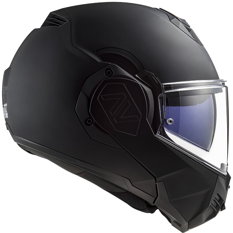 Apverčiamas motociklininko šalmas LS2 FF906 Advant Noir-06 juodas