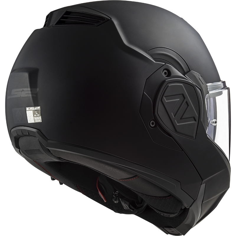 Apverčiamas motociklininko šalmas LS2 FF906 Advant Noir-06 juodas