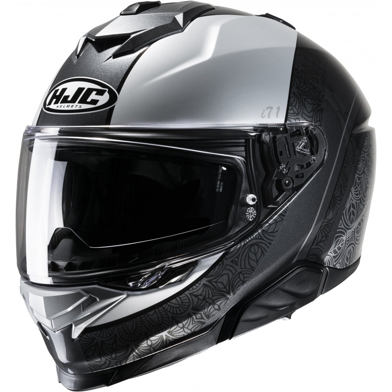 HJC i71 Sera MC5 juodas/pilkas integralus motociklininko šalmas