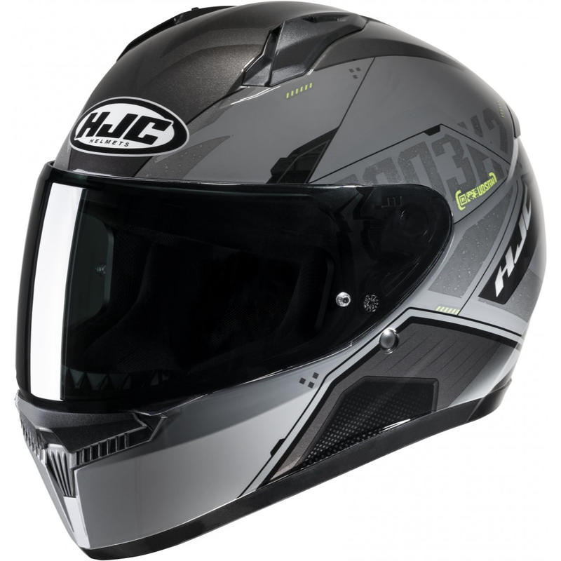 Integruotas motociklininko šalmas HJC C10 Inka MC3H pilkas
