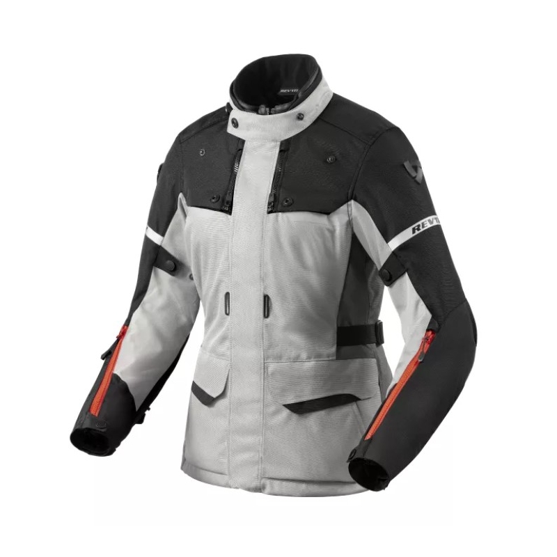 Moteriška Revit Outback 4 H2O motociklininko striukė Silver and Black