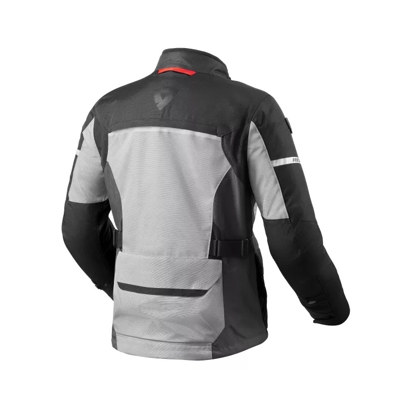 Motociklininko striukė Revit Outback 4 H2O silver-black
