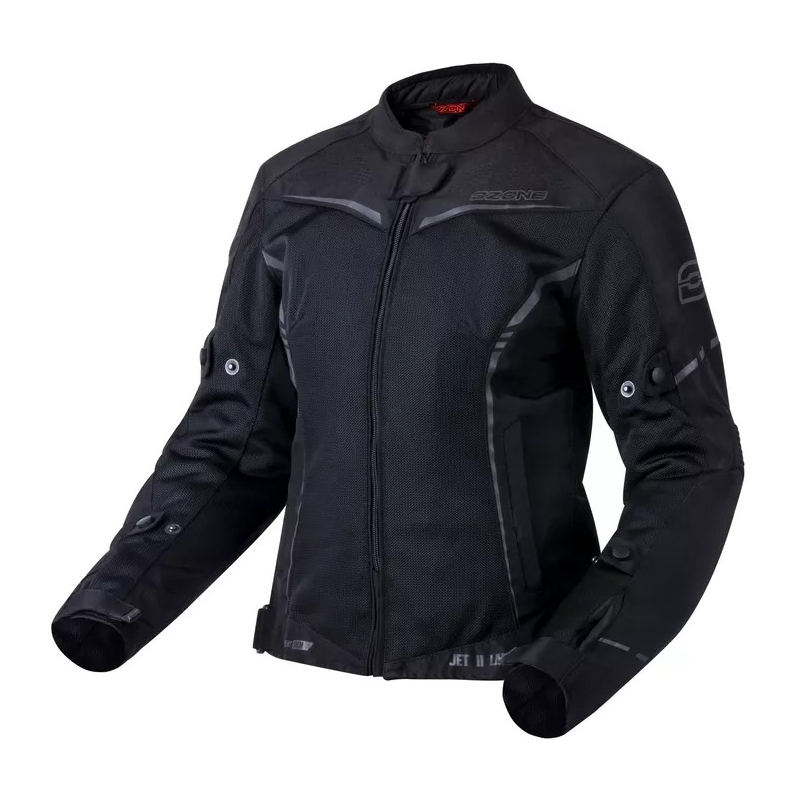 Moteriška motociklininko striukė Ozone Jet II Black išpardavimas