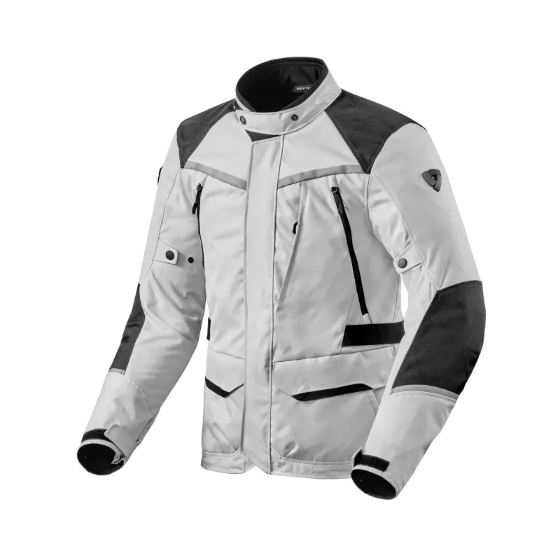Motociklininko striukė Revit Voltiac 3 H2O silver-black