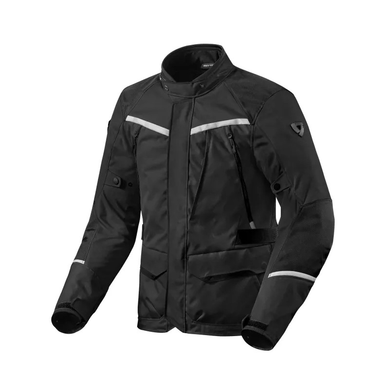Revit Voltiac 3 H2O Black-Silver motociklininko striukė