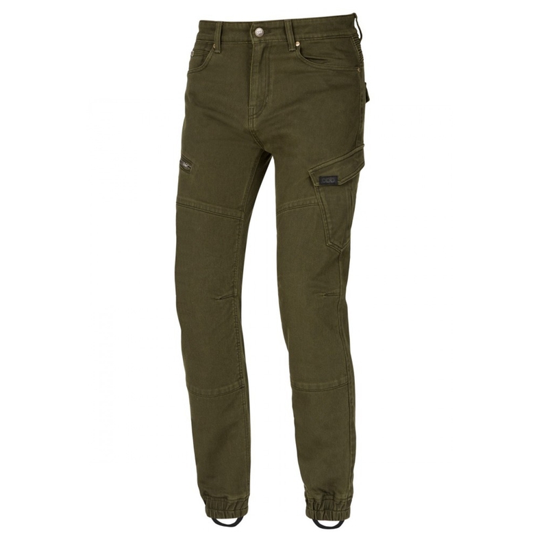 Jeansy na motorku SECA Yakuza ARM khaki výprodej