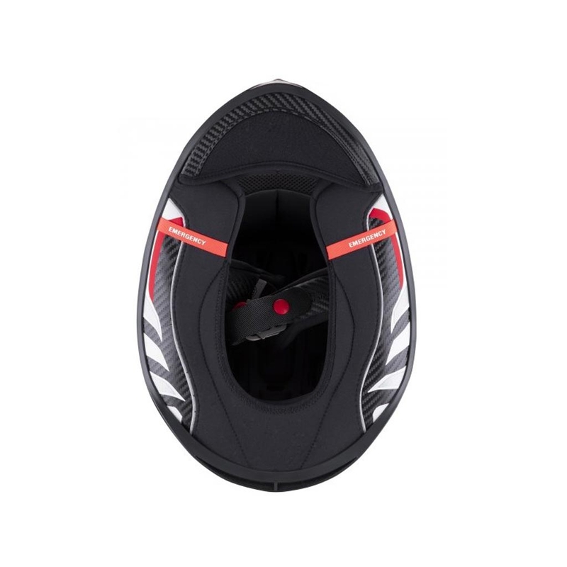Integruotas šalmas Scorpion EXO-R1 EVO Carbon Air Solid black