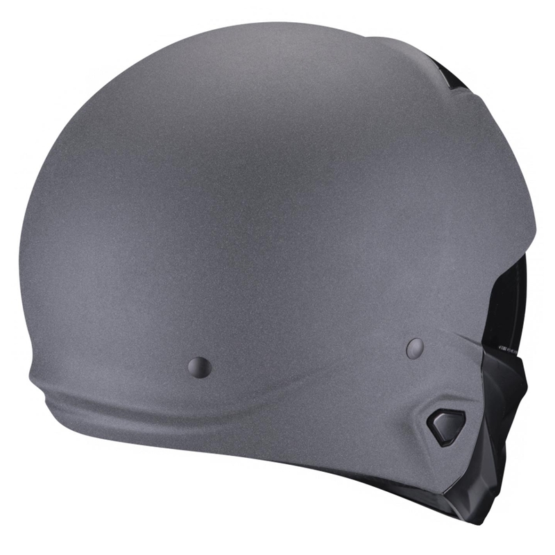 Atviras šalmas su kauke Scorpion EXO-COMBAT II Solid graphite dark grey