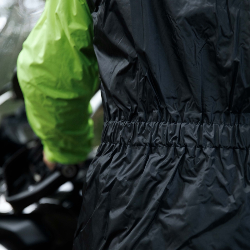 Rebelhorn Rain fluo geltonos spalvos motociklininko striukė nuo lietaus