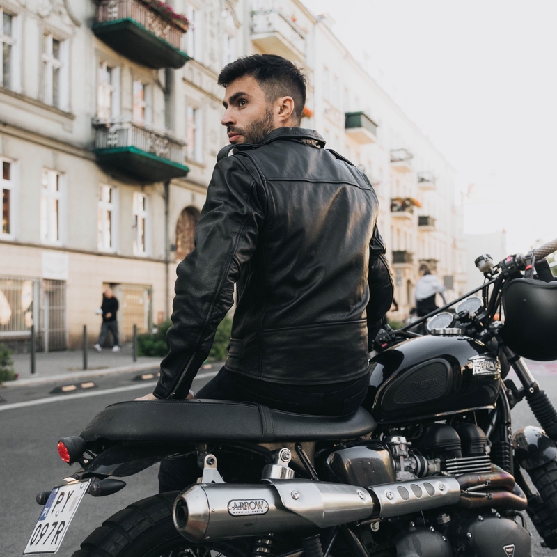 Moto striukė Ozone Ramones black