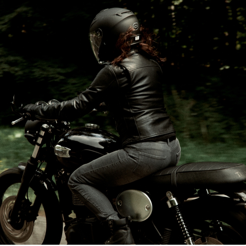 Ozone Ramones Moteriška motociklininko striukė Black