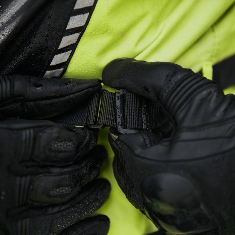 Moto bunda do deště Rebelhorn Patrol fluo žluto-černá
