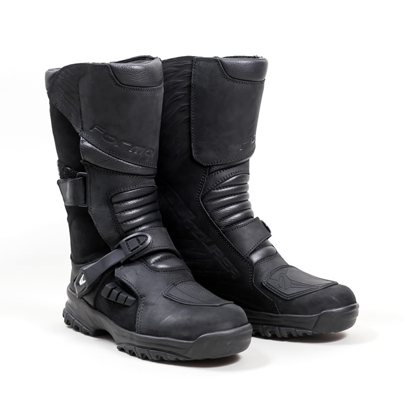 "Forma ADV Tourer WP" juodi motociklininko batai