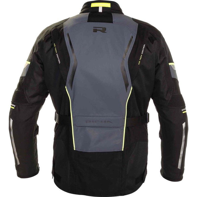 Bunda na motorku RICHA Infinity 2 Flare šedo-fluo žlutá výprodej