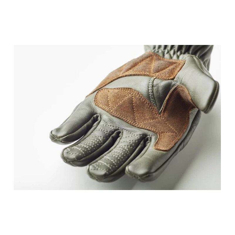 Kuro Rodeo Motociklininko pirštinės Žalia-ruda