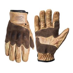 Motociklininko pirštinės Fuel Rodeo rudai-geltona