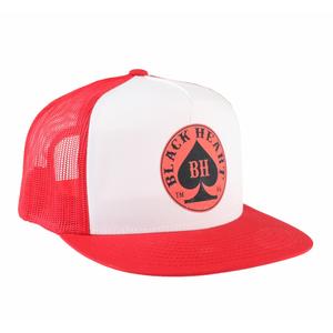 Kepurė Juoda širdis Raudonasis pikis išpardavimas