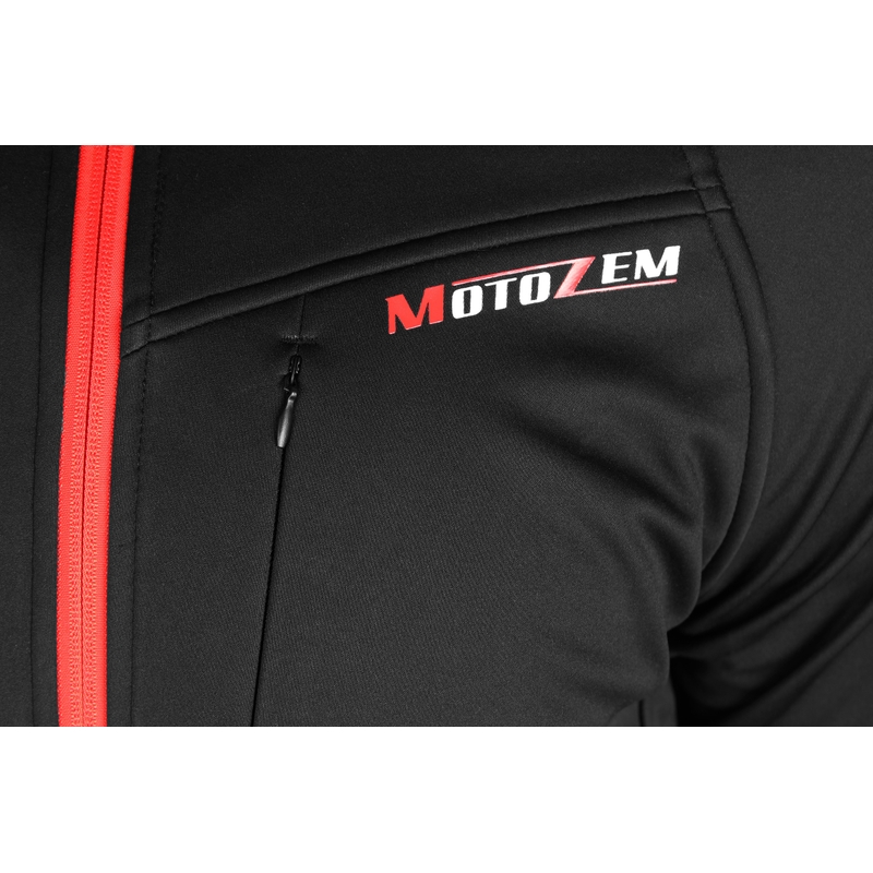 Softshell striukė MotoZem Racing Team juoda-raudona