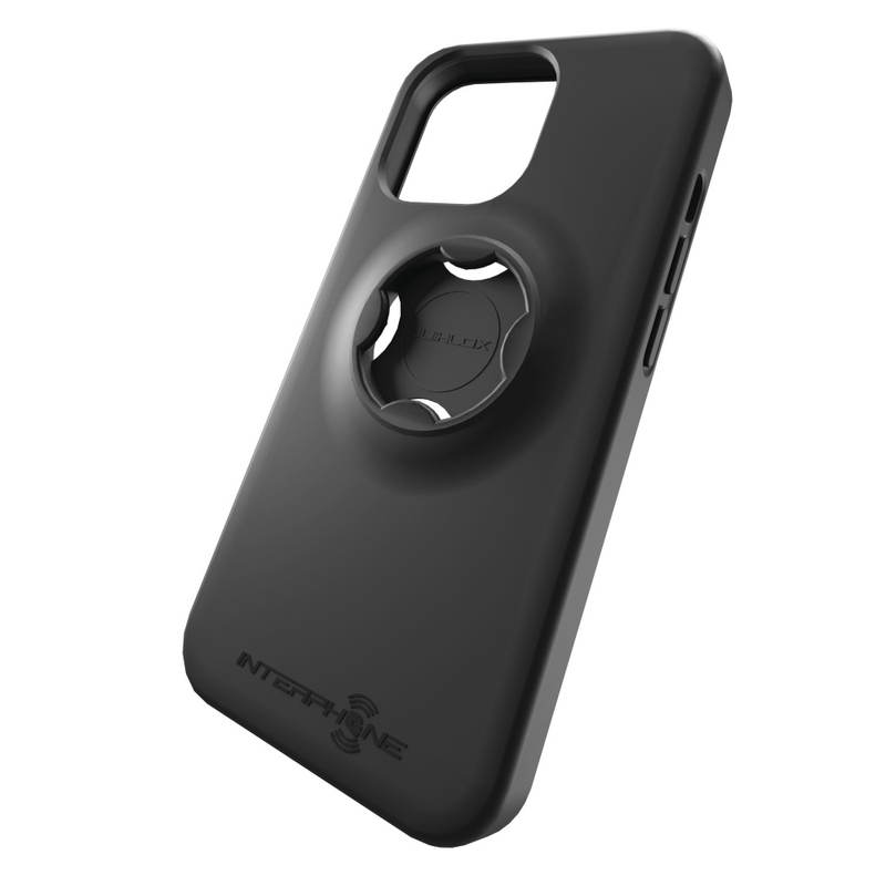 Apsauginis dangtelis "Interphone QUIKLOX", skirtas "Apple iPhone 14 Pro", juodas