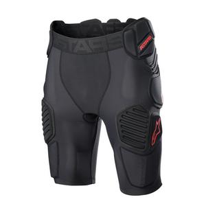 Alpinestars Bionic Pro motokroso šortai juodai raudoni