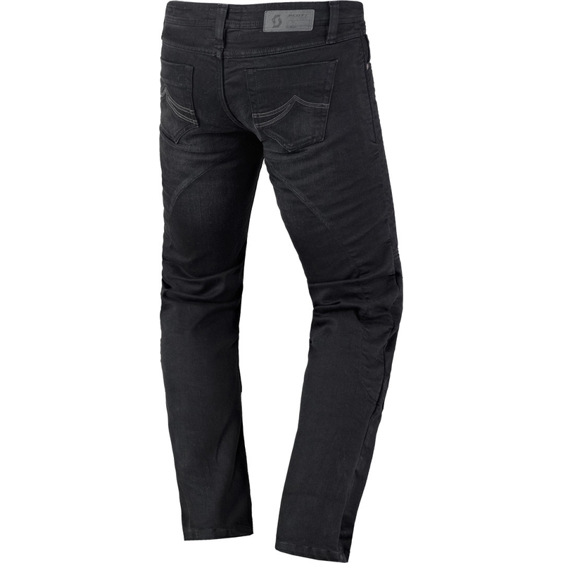 Moteriški SCOTT Denim Stretch Motociklininko džinsai Black