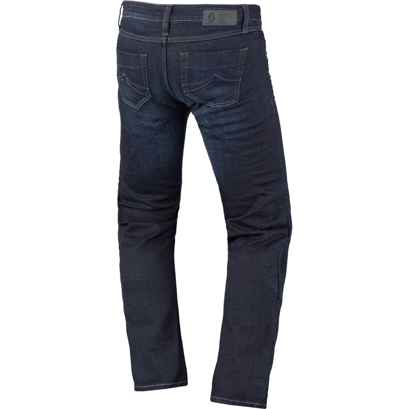 Moteriški SCOTT Denim Stretch Motociklininko džinsai Blue