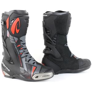 "Forma Phantom" motociklininko batai juodai pilkai raudoni