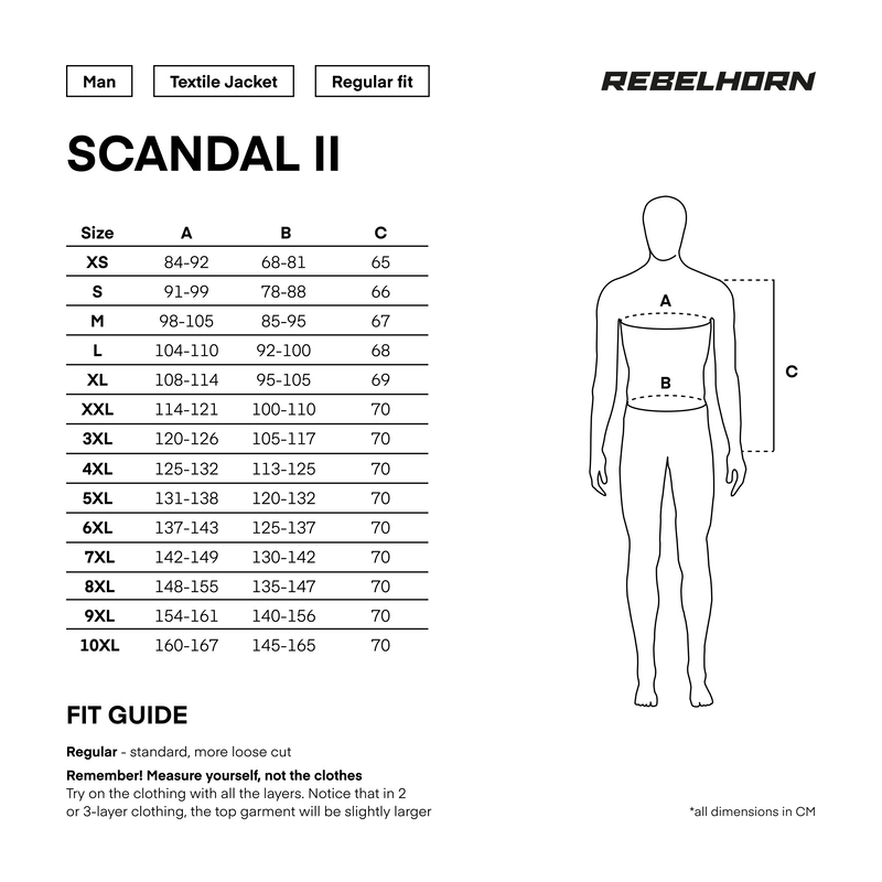 Rebelhorn Scandal II motociklininko striukė sidabrinės-juodos spalvos
