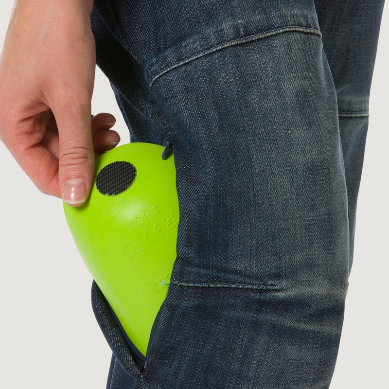 Moteriški PMJ Jenny mėlyni motociklininko džinsai išpardavimas