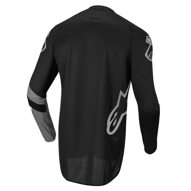 Dětský motokrosový dres Alpinestars Racer Graphite černo-šedý