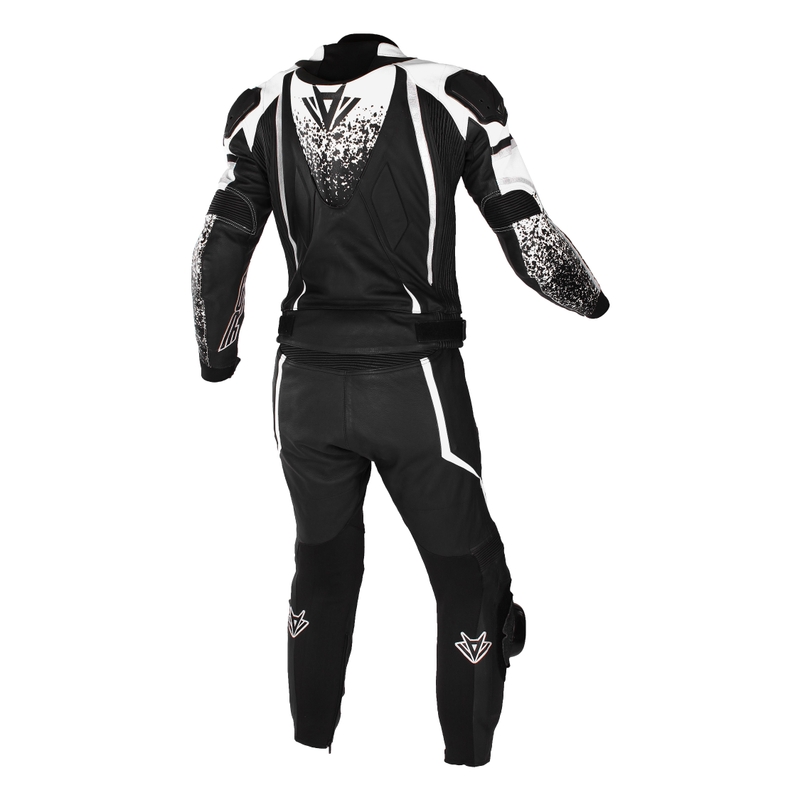 RSA GT2 juodai baltas motociklininko kombinezonas išpardavimas