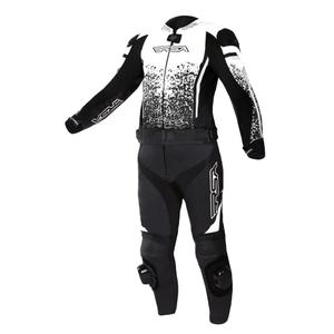 RSA GT2 juodai baltas motociklininko kombinezonas išpardavimas