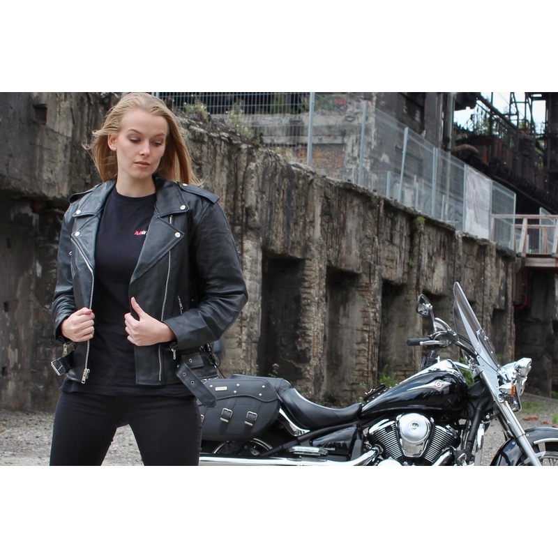 Moteriški odiniai kreivi batai RSA Chopper black