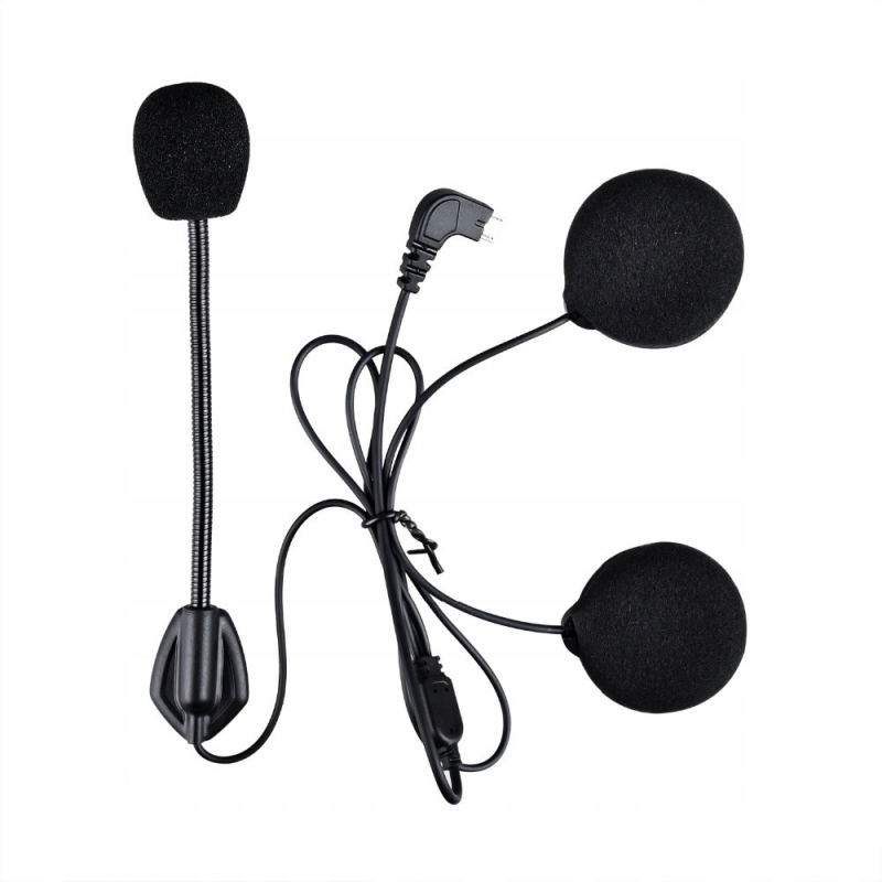 Náhradní ohebný mikrofon a sluchátka pro Bluetooth Intercom MaxTo M2/M3