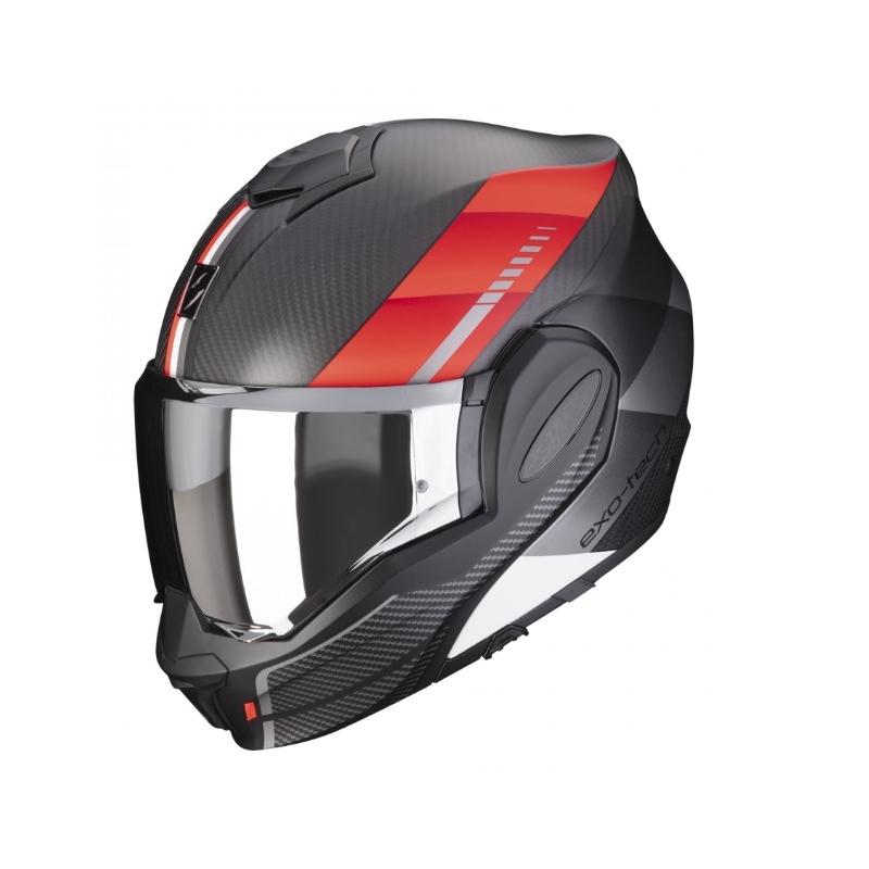 Scorpion EXO-TECH EVO Carbon Genus juoda-raudona matinė
