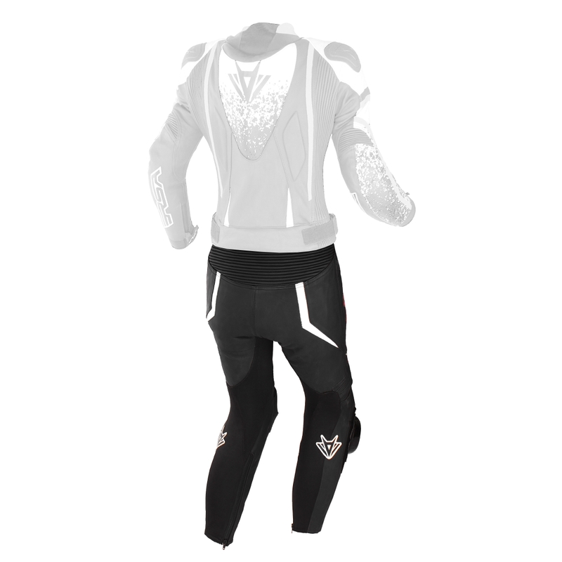 Moteriškos RSA GT2 Black-White-Fluo Pink motociklininko kelnės išpardavimas