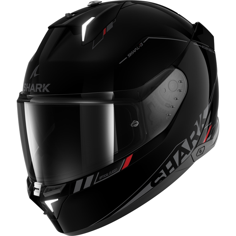 Integrální přilba na motorku SHARK Skwal i3 Blank SP černá lesklá