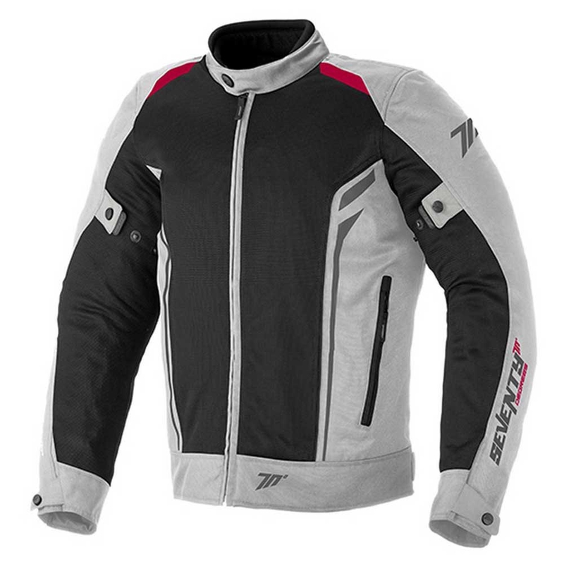 Motociklininko striukė SEVENTY DEGREES SD-JT32 black-grey-red