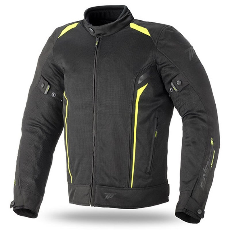 Motociklininko striukė SEVENTY DEGREES SD-JT32 black-fluo yellow