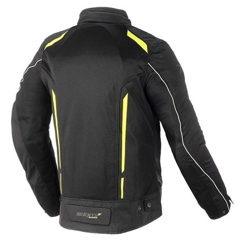 Motociklininko striukė SEVENTY DEGREES SD-JT32 black-fluo yellow