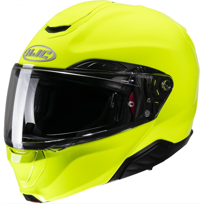 HJC RPHA 91 Tvirtas fluo žalios spalvos motociklininko šalmas