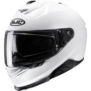 Integruotas motociklininko šalmas HJC i71 Solid Semi Flat Pearl White