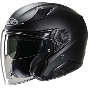 HJC RPHA 31 Solid Metallic Black Atviras motociklininko šalmas