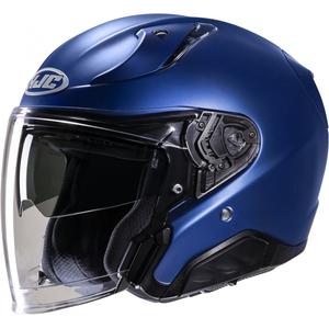 Atviras motociklininko šalmas HJC RPHA 31 Solid semi flat metallic blue